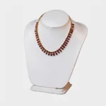 Red Garnet Marquise Tennis Throatlet