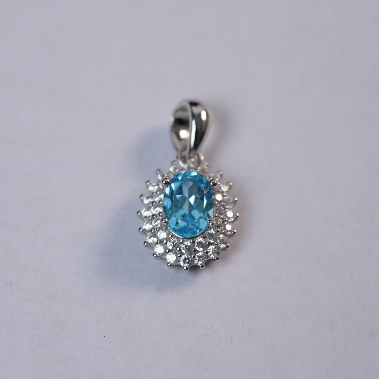DSC04241_resized Oval Blue Topaz Pendant - Image 1